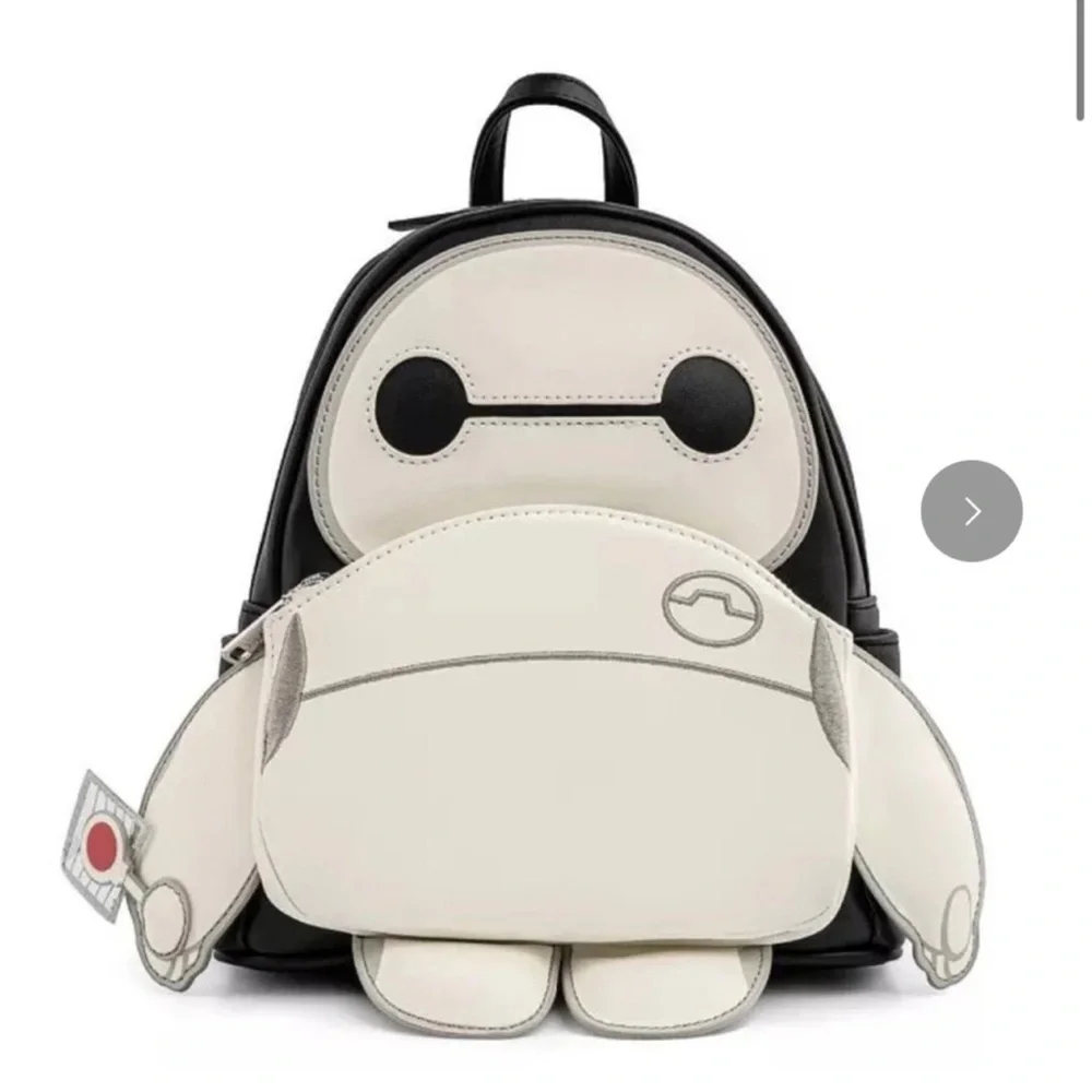 Loungefly Big Hero 6 Baymax Cosplay Mini Backpack & Wallet Bundle
